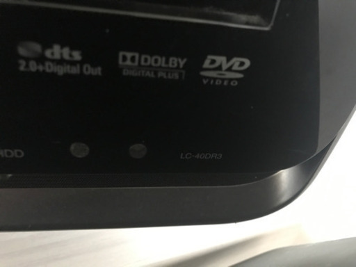 シャープ  テレビ　ブルーレイ　録画機能内蔵