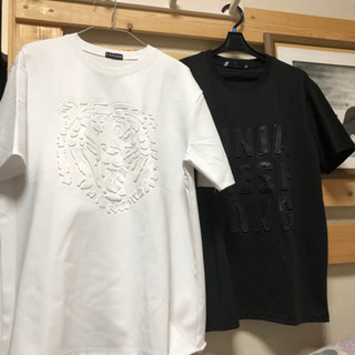 【取引中】中古】3D   Ｔシャツ　白　黒　12枚セット