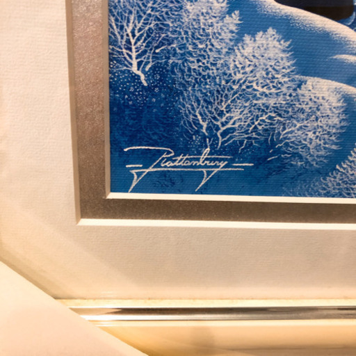 4/17まで】ジョン・ラッテンベリーの絵画「冬の静けさ」の通販はau PAY 