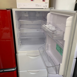 美品 HITACHI 3ドア 冷凍冷蔵庫 冷蔵庫 R-27DS 265L クリアホワイト 2～3人