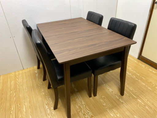 stp-0940 食卓テーブル　イス　5点セット　ダイニングテーブル