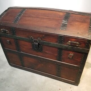 「vacationer」 ヴィンテージ　アメリカ製　トランク　アンティーク　大型 vacationer」 ヴィンテージ アメリカ製 トランク アンティーク 大型