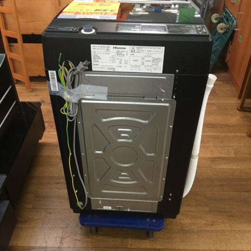 S154-S★1年間保証★5.5K洗濯機★Hisense HW-G55E7KK  2020年製⭐動作確認済⭐クリーニング済