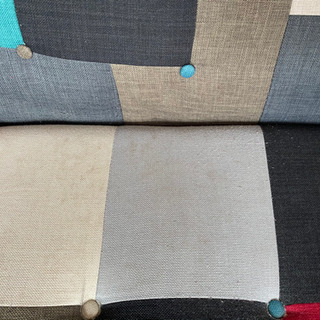 パッチワークソファの画像