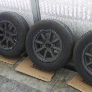 【RSワタナベ　Bタイプ】超希少な旧車用のアルミホイールと国産タ...