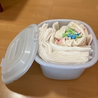 布おむつ&オムツカバー&バケツセットの画像
