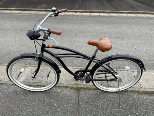 《取引完了》自転車　ビーチクルーザー　26インチ