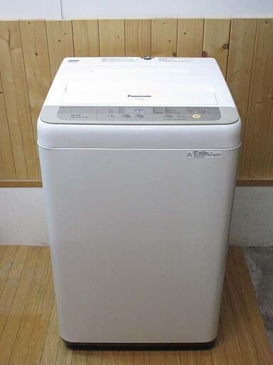 rr1452　パナソニック　洗濯機　NA-F60B9　6kg　取扱説明書付　Panasonic　全自動電気洗濯機　抗菌加工ビッグフィルター　つけおきコース　香りしっかりコース　3つの槽洗浄機能