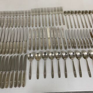 カトラリーセット ミート フィッシュ フォーク  お子様用 フィーク  大スプーン 各10本セットの画像