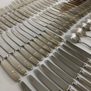 カトラリーセット ミート フィッシュ フォーク  お子様用 フィーク  大スプーン 各10本セットの画像