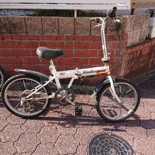 【決まりました】部品取り用の20インチ折りたたみ自転車