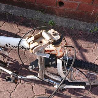 【決まりました】部品取り用の20インチ折りたたみ自転車の画像