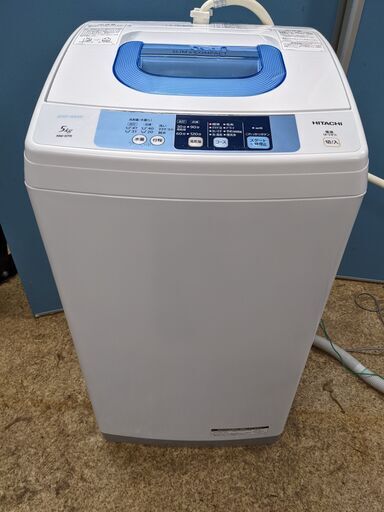 (売約済み)日立 HITACHI 全自動電気洗濯機 5.0kg 2015年製 NW-5TR