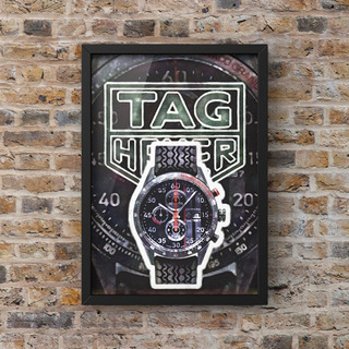 118 TAG HEUERタグホイヤーオマージュアートポスター(...