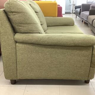 【中古品】ニトリ 2人掛けソファー グリーン ニトリ 2人掛けソファー グリーン【トレファク牛久店】