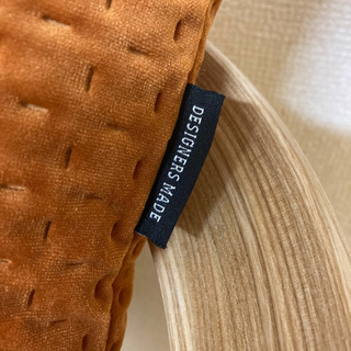 クッションカバー　オレンジ　北欧の画像