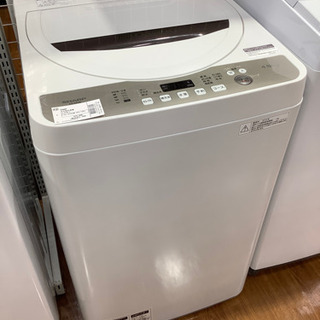 SHARP シャープ　全自動洗濯機　ES-GE4B-C 2018年製　