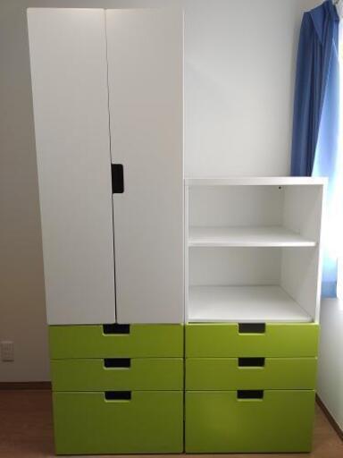 【値下げしました！】IKEA　クローゼット　収納棚