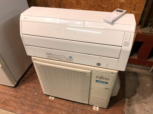 【動作保証60日間あり】FUJITSU 2017年 2.8kw 10畳用 ルームエアコン AS-R28G【管理KR170】
