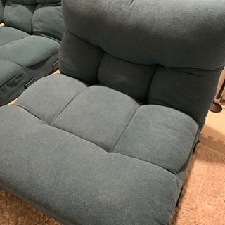 1人用座椅子／ソファーベッド　クッション性高い　ニトリの画像