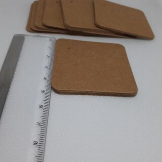 新品　ディスプレイカード　100枚　茶色の画像
