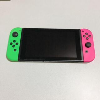 【美品】Nintendo Switch 任天堂 スイッチ スプラトゥーン２セット版（※ソフトは付属しません）の画像