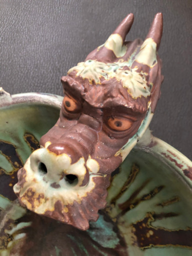 信楽焼 水瓶 龍 珍しい