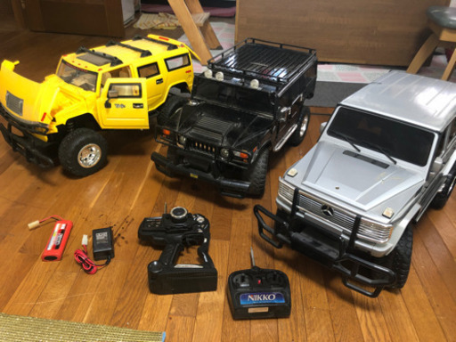 1/6スケール 大型ラジコン ハマー2種+ベンツG55 迫力 全長72㎝ 3台