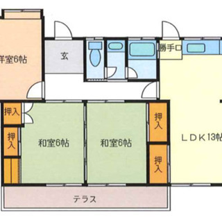 🎉お安くなりました！広い庭付き！一軒家 3LDK ペットOK ¥...