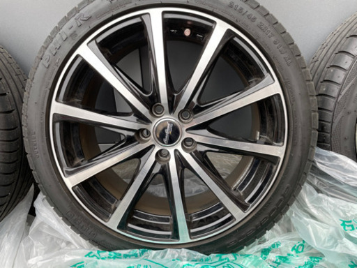 MID ユーロスピードV25 4本 215/45r17 PCD100