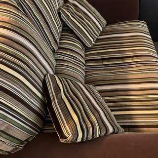 ニトリ スペイン製 ソファ グリーンの画像