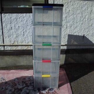 JM9368)◆訳あり品◆CAPATY 5段収納ケース/衣類収納...