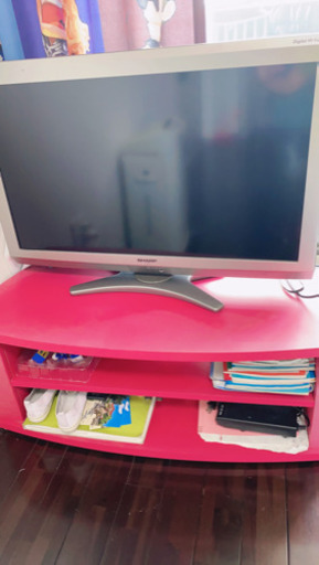 SHARP中古液晶テレビ➕テレビ台付き5800円✨✨