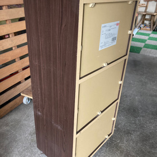 ★カラーボックス/棚/収納/3段/キャスター付★熊谷の画像