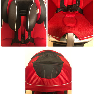 値下げ★combi チャイルドシート　ラクティアターンEGの画像