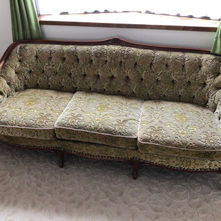 マルニ木工 アンティークソファー 3人掛け