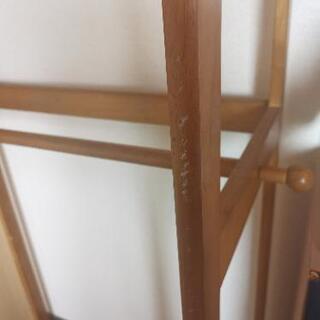 洋服二段ラックの画像