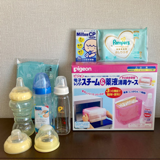 【お値下げ中！】おまけ付❗️ピジョン スチーム&薬液消毒ケース ...