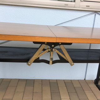 システム机　折りたたみ式の画像