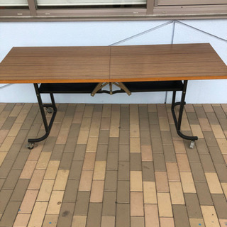 システム机　折りたたみ式の画像