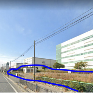 事務所付き貸し土地♫幹線道路沿いでトラック搬入可能♫面積400坪以上有り♫ - 尼崎市
