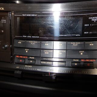 音のビクター社製　TD-WR521　カセットデッキはいかが？