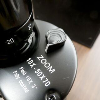 双眼鏡 コスモウイング 大口径70ｍｍ 10～50倍ズーム COSMOWING ZOOM 10X-50X70 札幌 西岡店の画像