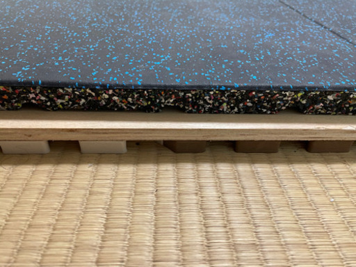 SLDS 《 New ゴムチップマット 》 50cm 角 H 25mm 厚 マット　