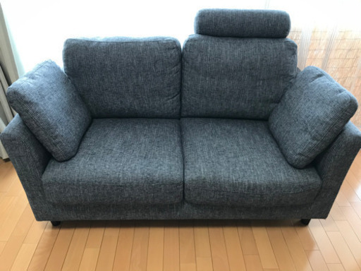 ソファー　2人掛け　2人用　グレー系