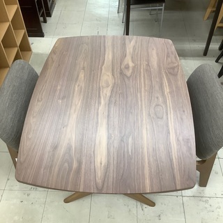 ニトリ ダイニング3点セット ブラウン【トレファク牛久店】の画像