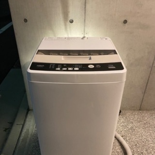 【武蔵小山 近隣送料無料 極美品】 AQUA アクア 全自動 洗濯機 縦型 4.5kg AQW-S45EC 節水 自動おそうじ すすぎ1回 風乾燥 高濃度クリーン洗浄 1人暮らし 独身 単身の画像