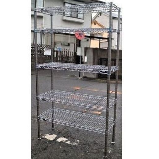 業務レベルの品質/耐荷重UP!★PayPay対応★メタルラック【Super ERECTA】5段 収納棚 飾り棚