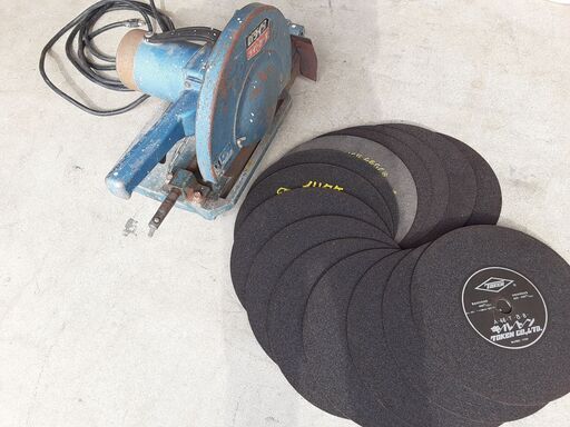 高速切断機 ライトカッター 新ダイワ L-80C 4000rpm 未使用切断砥石14枚付き