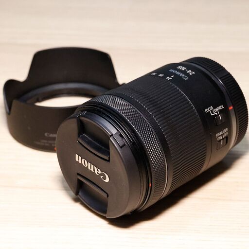 【値下げ】RF24-105mm F4-7.1 IS STM / レンズフードEW-73D付き